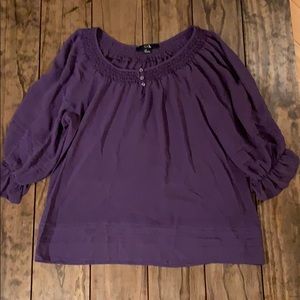 Cute Purple Light Blouse